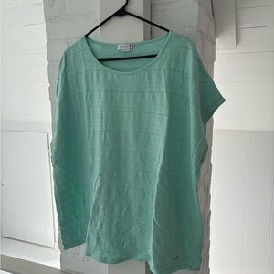 Light Green Short Sleeve Top